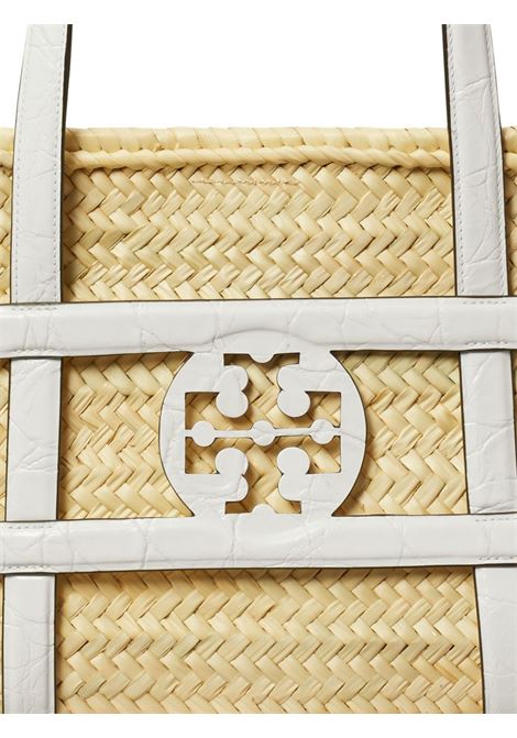 Borsa a mano Ella in raffia in beige Tory burch - donna TORY BURCH | 169398100
